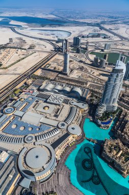 Şehir hava görünümünü dubai