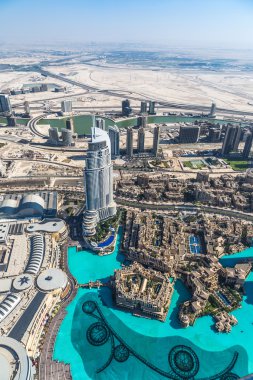 Şehir hava görünümünü dubai