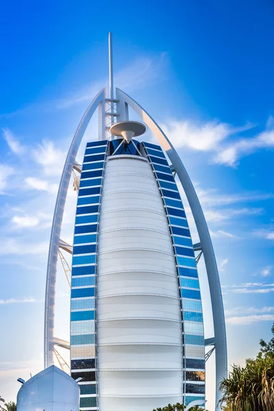 Отели 7 звезд Burj Al Arab в Dubai — стоковое фото