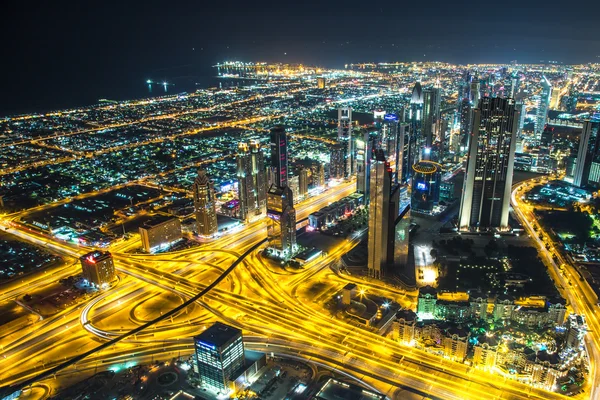 Aerial view of Downtown Dubai — Stock Photo, Image