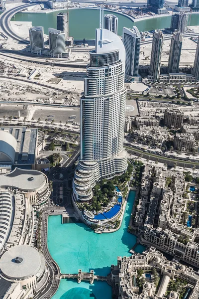 Vista aérea do centro de Dubai — Fotografia de Stock