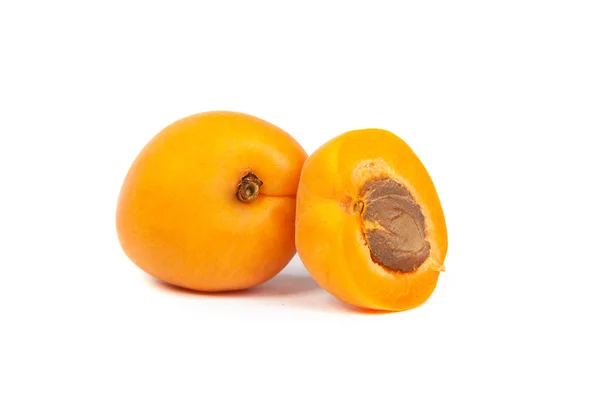 Two ripe apricot — Stock Photo, Image