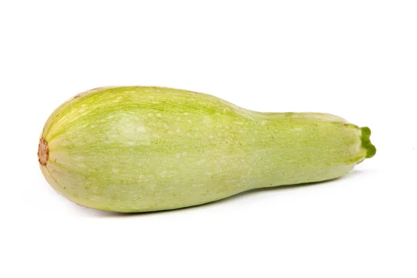 Courgette op wit — Stockfoto