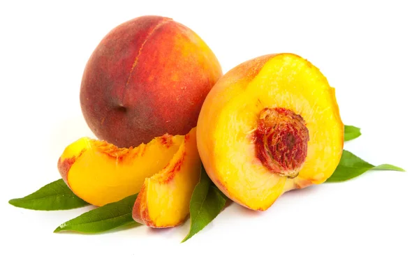 One tasty juicy peach — Stock Photo, Image