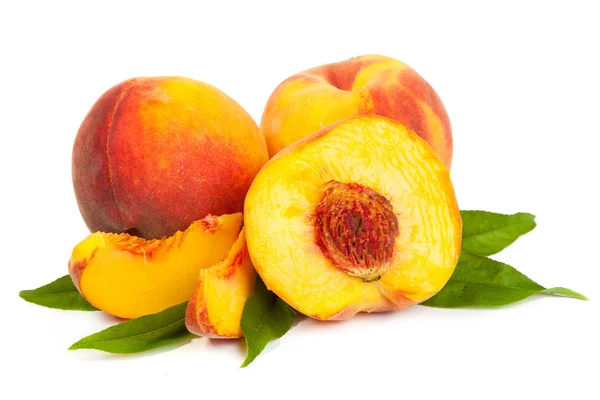One tasty juicy peach — Stock Photo, Image