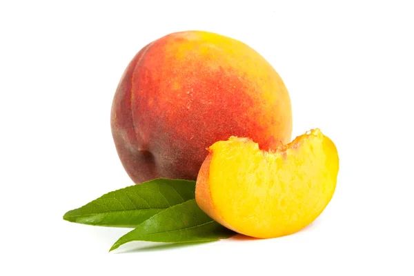 One tasty juicy peach — Stock Photo, Image