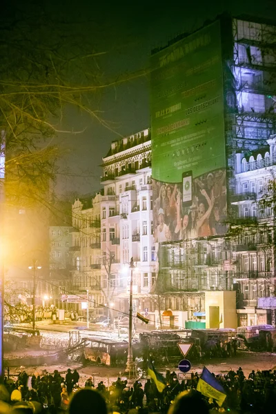 Protest mot "diktatur" i Ukraina blir våldsamma — Stockfoto