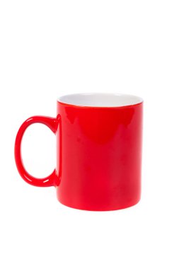 tek bir kırmızı fincan