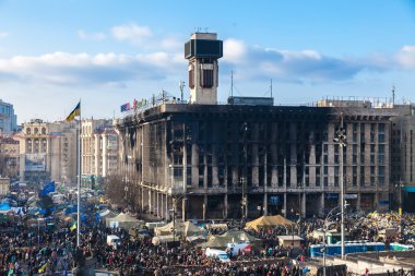 Ukraynalı devrim, euromaidan sonra hükümet f tarafından bir saldırı