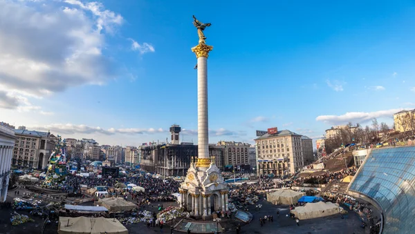 Ukraiński rewolucji, euromaidan po ataku przez rząd f — Zdjęcie stockowe