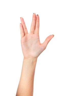 kadın palm el vulcan jest