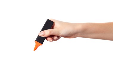 Bir işaret çizimiyle el.