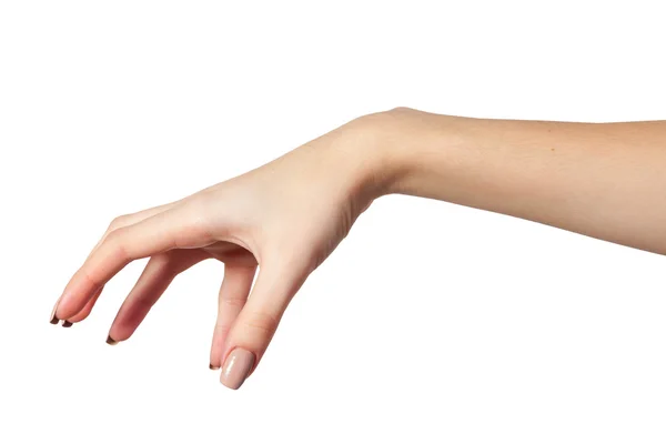 Female hand reaching for something — Stock Photo, Image