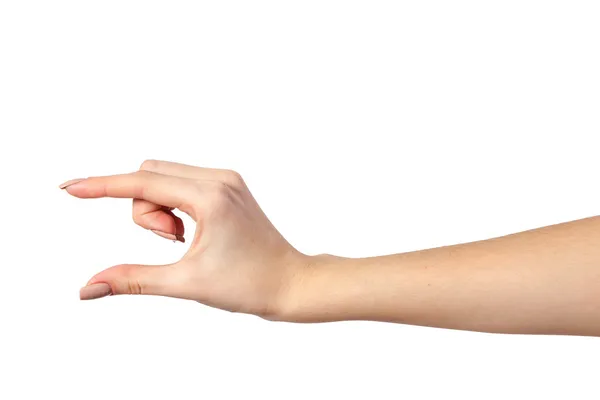 Female hand reaching for something — Stock Photo, Image