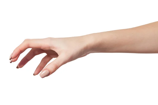 Female hand reaching for something — Stock Photo, Image