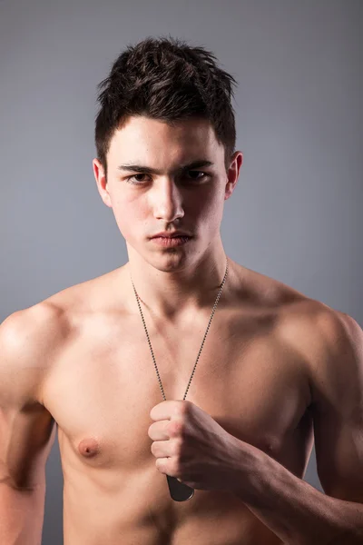 Portrait of young bodybuilder man — Stock Photo, Image