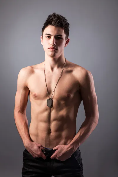 Portrait of young bodybuilder man — Stock Photo, Image