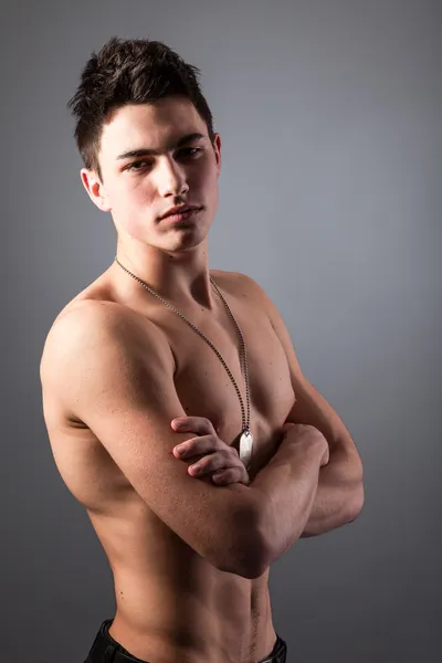 Portrait of young bodybuilder man — Stock Photo, Image