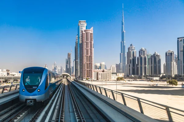 Metrô de Dubai — Fotografia de Stock