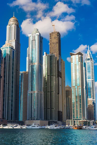 Dubai Marina Stadtbild, uae — Stockfoto