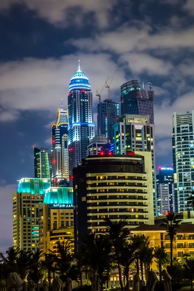 Cityscape Dubai marina, Verenigde Arabische Emiraten — Stockfoto