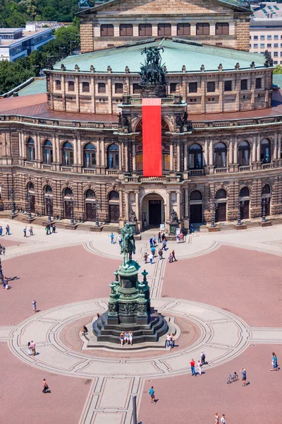 Semper opera house, dresden, deutschland — Stockfoto
