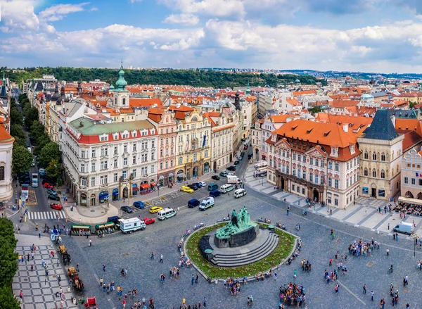 Prága, Óváros tér — Stock Fotó