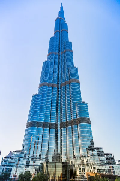 Vue sur Burj Khalifa, Dubaï, EAU, la nuit — Photo
