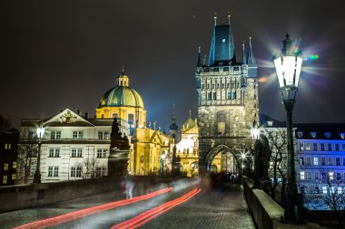 Prag'da Karlov veya charles Köprüsü