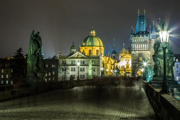 Karlov or charles bridge in Prague — Stock Photo, Image