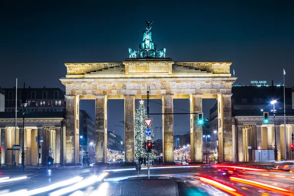 Bramy Brandenburskiej w Berlinie - Niemcy — Zdjęcie stockowe