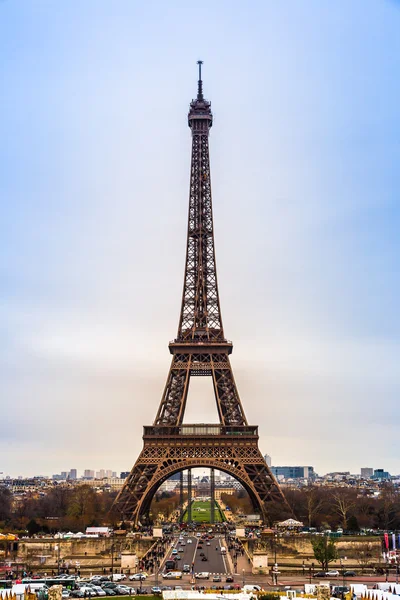 Eiffelova věž v Paříži Francie — Stock fotografie
