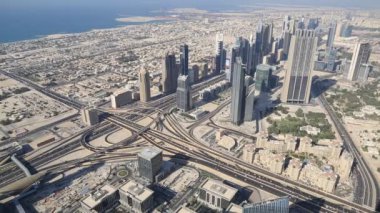 Şehir hava görünümünü dubai