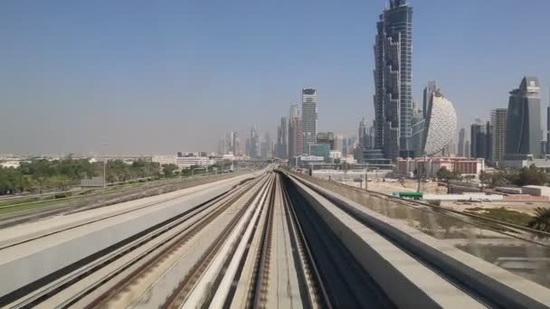 Dubais tunnelbana — Stockvideo