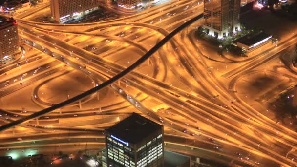 市中心的鸟瞰迪拜 — 图库视频影像