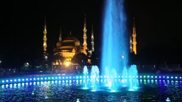 İstanbul 'daki Mavi Cami — Stok video