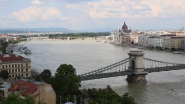 panoramik manzaralı bir bina Macar Parlamentosu