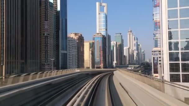 Dubai Metro — Stok video