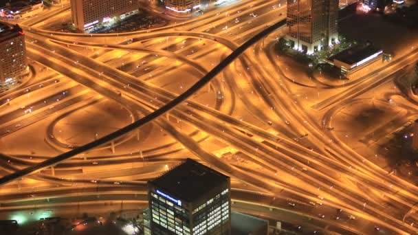Vedere aeriană din centrul Dubaiului — Videoclip de stoc