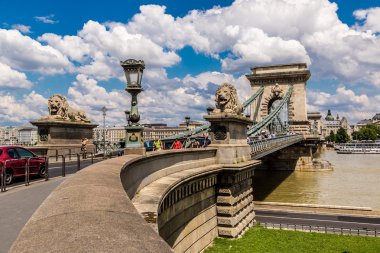 szechenyi zinciri güzel, dekoratif bir süspansiyon köprüdür