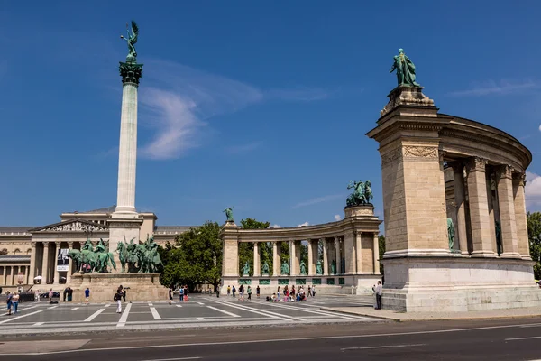 Площадь Героев в Будапеште — стоковое фото
