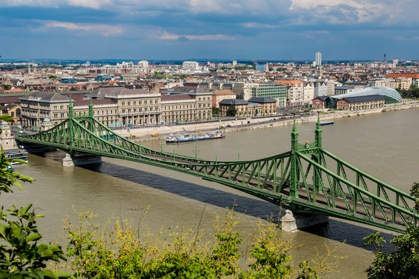 Liberty Bridge in Budapest. — Stock Photo, Image