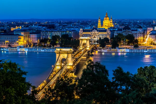 Panorama van budapest, Hongarije — Stockfoto