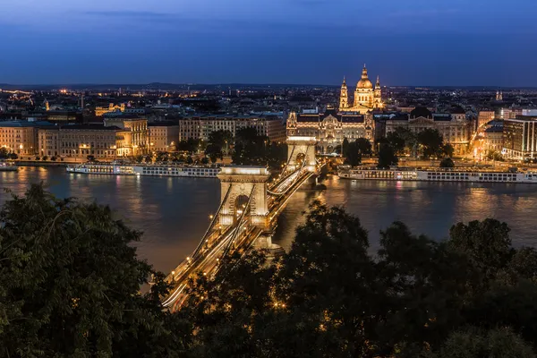 在匈牙利首都布达佩斯的全景 — 图库照片