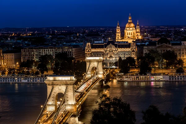 在匈牙利首都布达佩斯的全景 — 图库照片