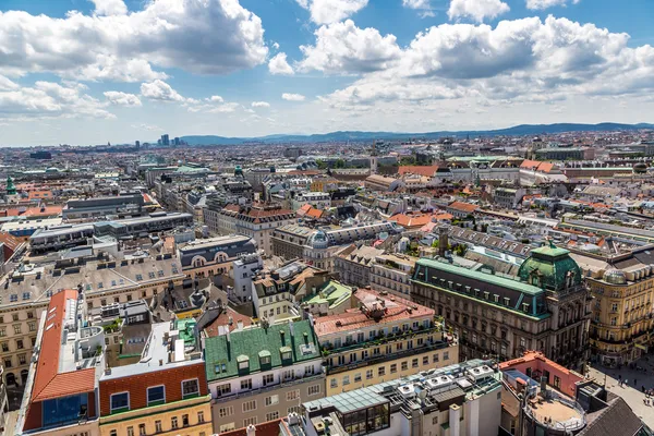 Panorama of Vienna from St. Stephen's Cathedral — Stock Photo, Image