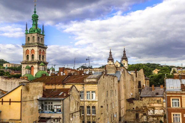 Panorama Lwowa — Zdjęcie stockowe
