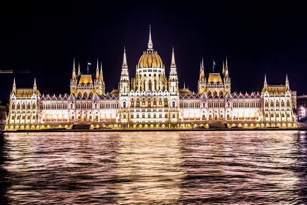 Budapest Parliament building in Hungary at twilight. Stock Picture