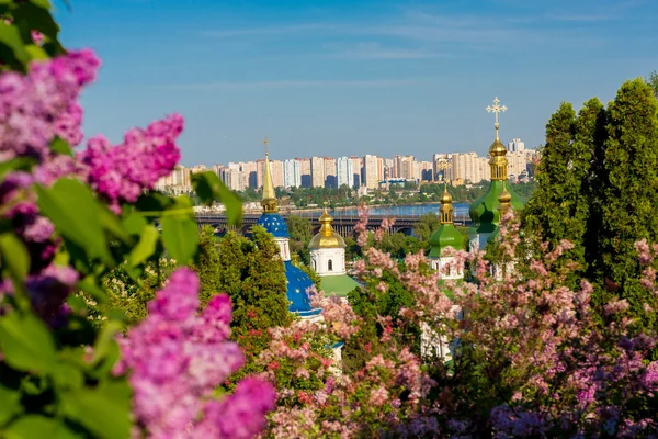 Panorama de la ciudad Kiev, Ucrania — Foto de Stock