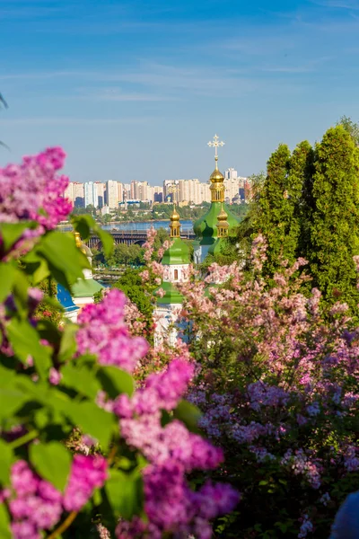 Panorama de la ciudad Kiev, Ucrania — Foto de Stock